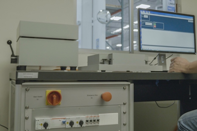 A single sheet testing system/work station at Corefficient.